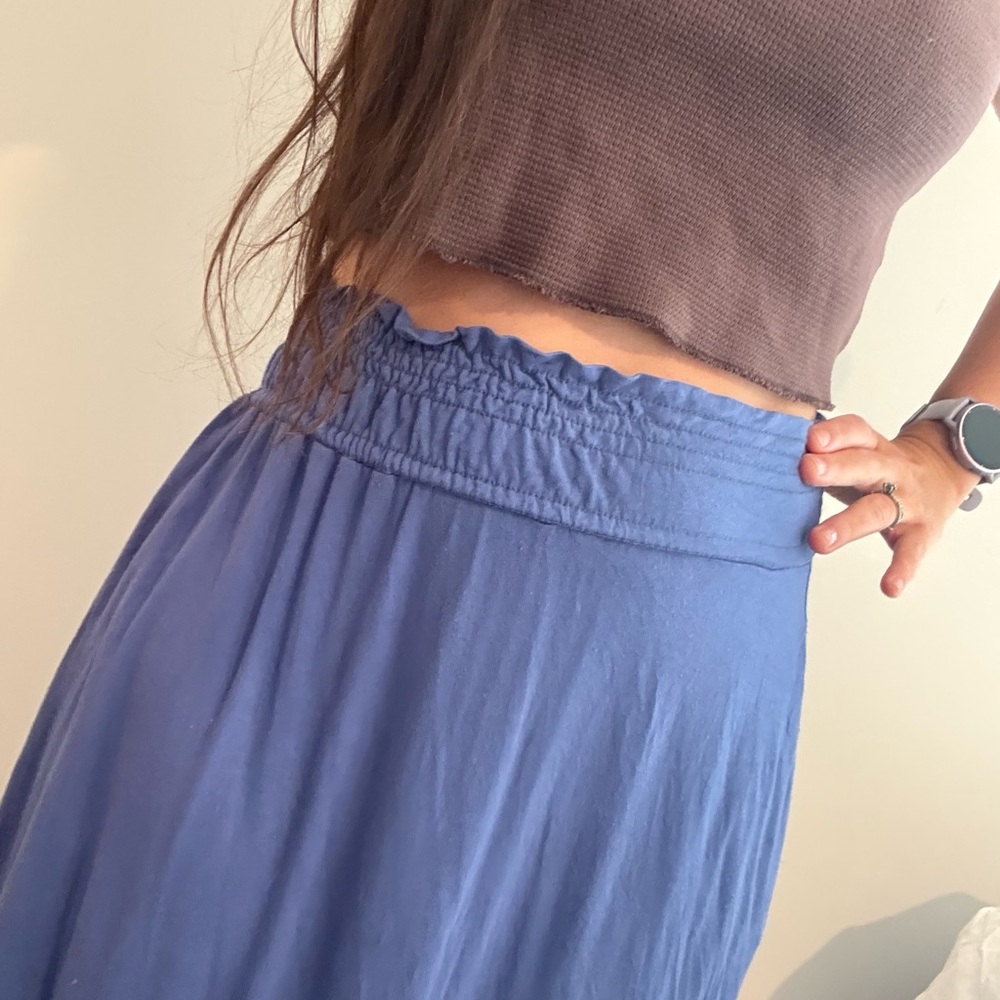 Eesome A-Line Skirt in Blue